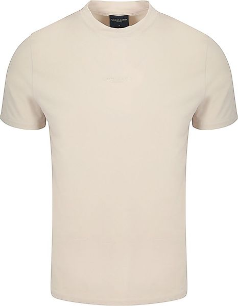 Cavallaro Darione T-Shirt Logo Ecru - Größe XL günstig online kaufen