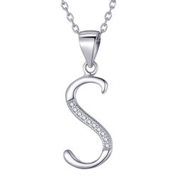 Morella Kette mit Anhänger Buchstabenkette Halskette günstig online kaufen
