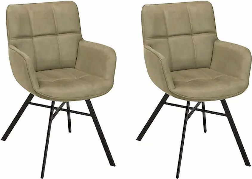 OMG Design Armlehnstuhl »Marcon« (Set) 2 Stk.Esszimmerstuhl, pflegeleichter günstig online kaufen