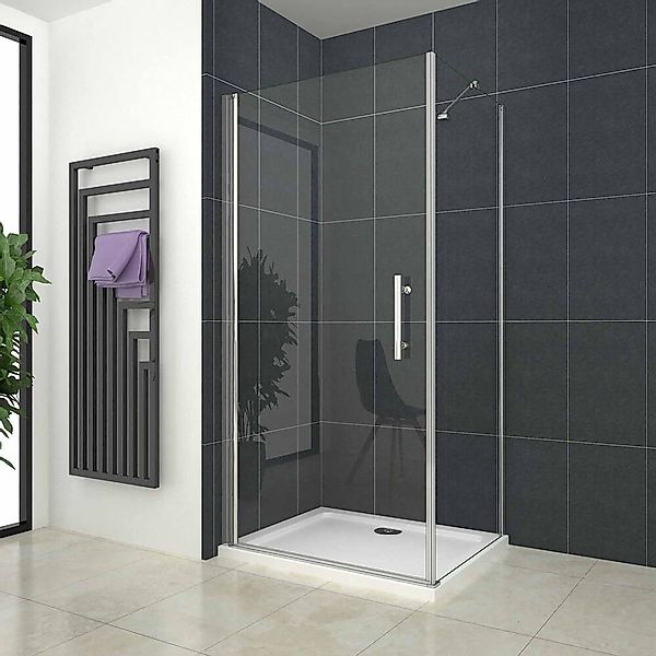 duschspa Eckdusche 195cm ESG Drehtür mit günstig online kaufen