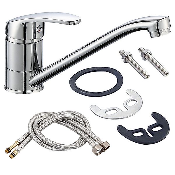 TWSOUL Spültischarmatur Badarmaturen Mischbatterie Küche, 360° Spültischarm günstig online kaufen