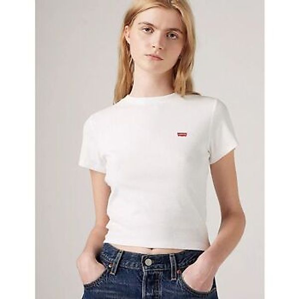 Levis  T-Shirts & Poloshirts A7419 0013 ESS SPORTY TEE-WHITE günstig online kaufen