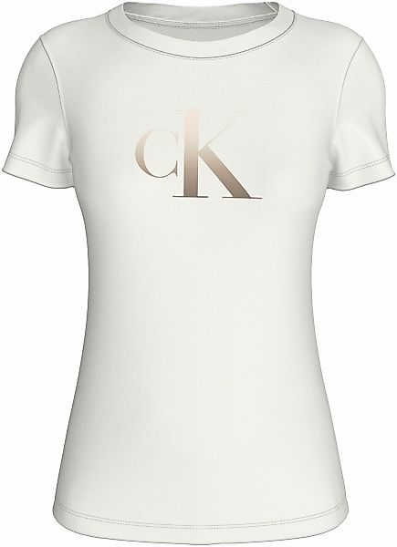 Calvin Klein Jeans Rundhalsshirt "GRADIENT CK SLIM TEE" mit Logodruck günstig online kaufen