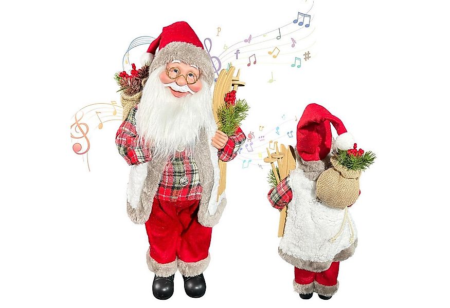 M&W DAS DESIGN Weihnachtsmann Weihnachtsmann-Figur mit Geschenksack Tischde günstig online kaufen