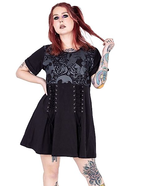 Vixxsin Minikleid Undying Skater Kleid Schnürung günstig online kaufen