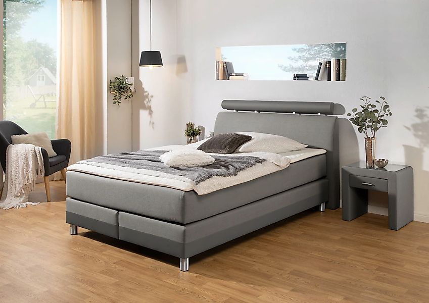 Home affaire Boxspringbett "Rocklin" in H2, H3 oder H4 erhältlich günstig online kaufen