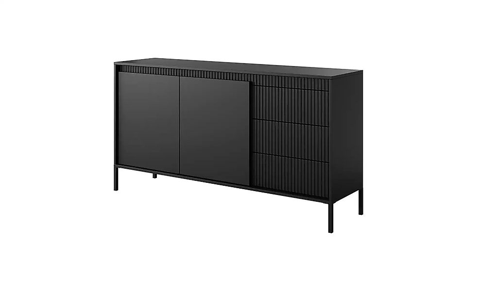 Sideboard  Senso ¦ schwarz ¦ Maße (cm): B: 39 H: 81 Kommoden & Sideboards > günstig online kaufen