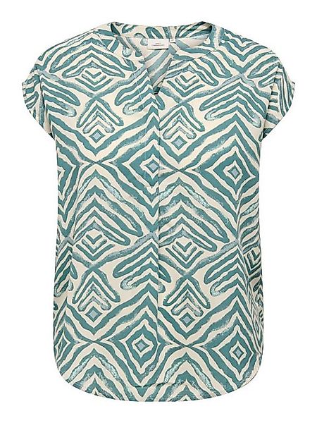 ONLY CARMAKOMA Blusenshirt Design Print Muster mit Rundhals CARSHILLA SL SH günstig online kaufen