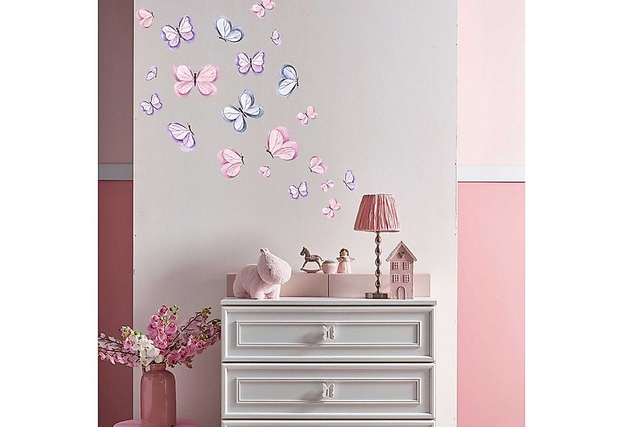 WANDKIND Wandtattoo Schmetterlinge V401, wieder ablösbar günstig online kaufen