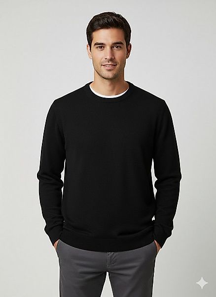 Selected Rundhalspullover SLHZREG-KRIS KNIT LS CREW NECK D günstig online kaufen
