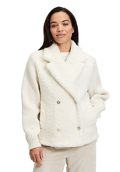 Cartoon Canvasjacke Damen Casual-Jacke mit Eingrifftaschen günstig online kaufen