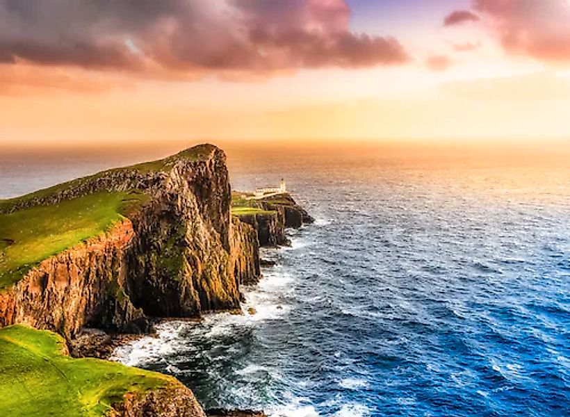 Papermoon Fototapete »Neist Point Lighthouse« glatt günstig online kaufen