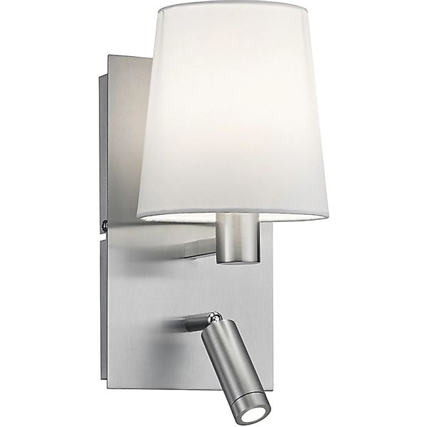 Trio Wandleuchte Marriot Nickel matt 308 mm x 140 mm x 176 mm günstig online kaufen