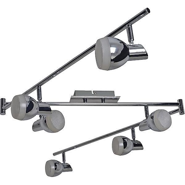 näve LED Deckenleuchte »Chromey« LED-Modul 1 Stk. Warmweiß 3 bewegliche Gel günstig online kaufen