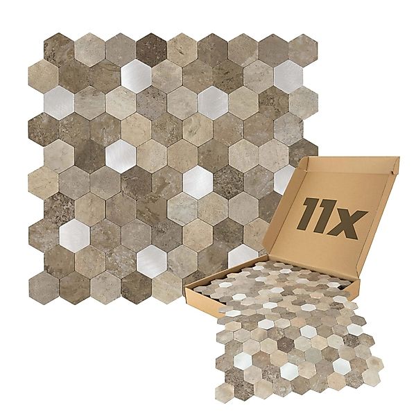 Dalsys Wandpaneel 0,88m² 11 Stück selbstklebend, günstig online kaufen