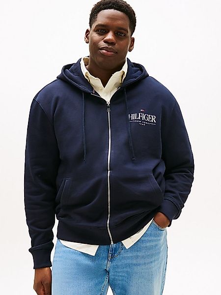 Tommy Hilfiger Big & Tall Kapuzensweatjacke BT-HILFIGER STACKED HOODED ZIP- günstig online kaufen