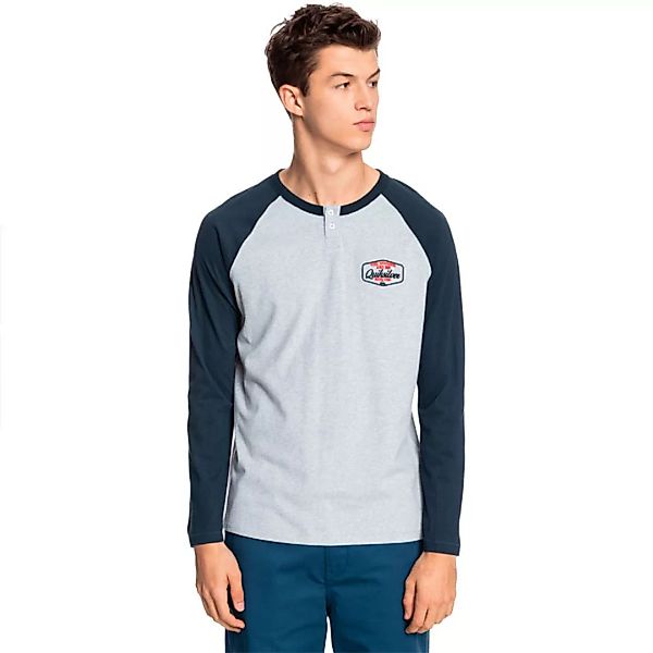Quiksilver Henley Langarm-t-shirt S Navy Blazer günstig online kaufen