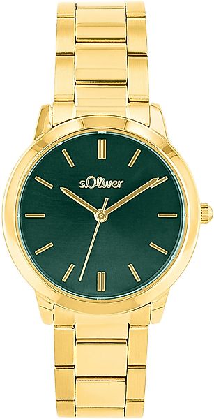 s.Oliver Quarzuhr 2038379, Armbanduhr, Damenuhr, Mineralglas, günstig online kaufen