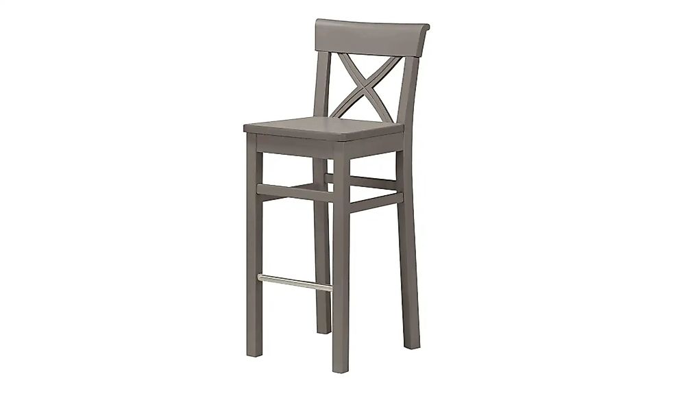 maison bleue Barstuhl  Florian ¦ grau ¦ Maße (cm): B: 43,5 H: 106 T: 44.0 P günstig online kaufen