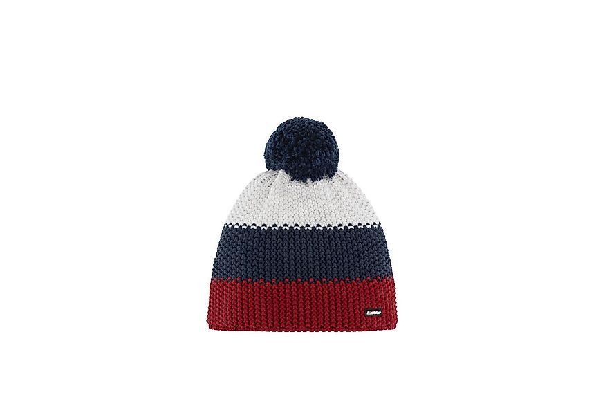 Eisbär Strickmütze Star Pompon MÜ BURGUND-DARK COBALT-WHITE günstig online kaufen