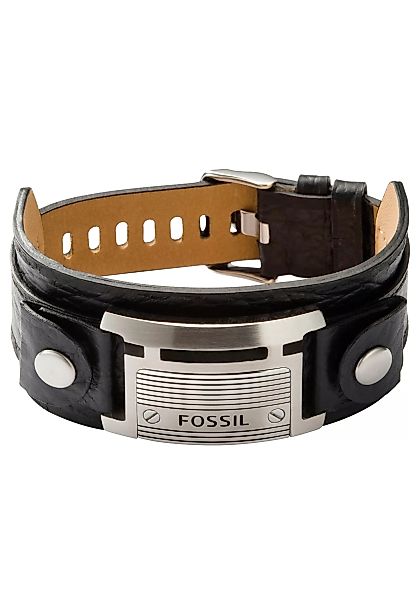 Fossil Lederarmband "Schmuck Geschenk Armkette Lederband, all time Klassike günstig online kaufen