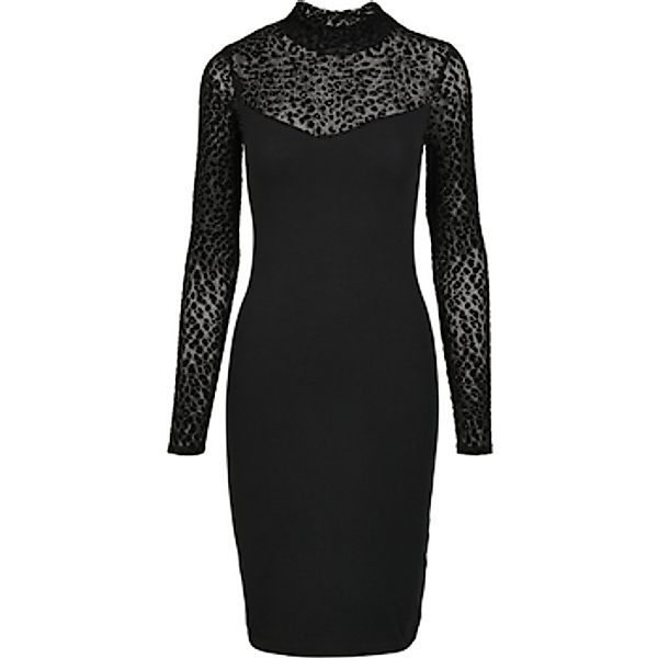 URBAN CLASSICS Shirtkleid "Urban Classics Damen Ladies Flock Lace Turtle Ne günstig online kaufen
