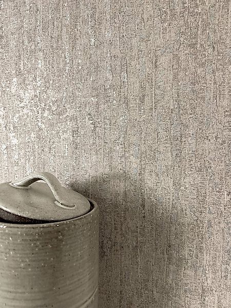 Newroom Vliestapete Nyla Taupe Tapete Mustertapete Unifarbe, Struktur, Leic günstig online kaufen