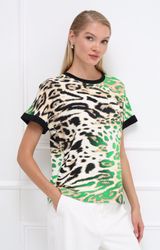 Passioni T-Shirt mit Animal-Print günstig online kaufen
