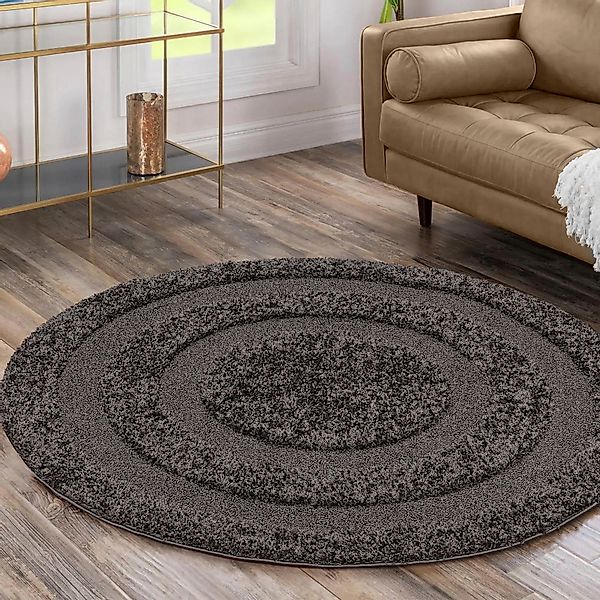 Sanat Hochflor-Teppich Luxus 3500, rund, Höhe: günstig online kaufen