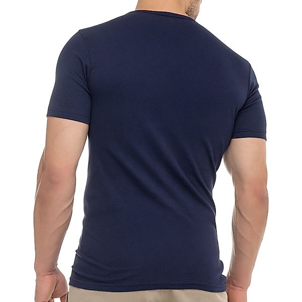 celodoro Kurzarmshirt Herren Business T-Shirt V-Neck günstig online kaufen