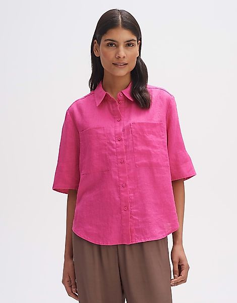 OPUS Kurzarmbluse Leinenbluse FILALIA günstig online kaufen