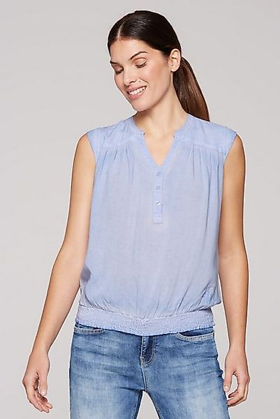 SOCCX Schlupfbluse mit Gummizug günstig online kaufen