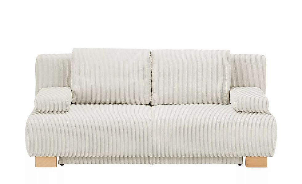 Querschläfer Sofa aus Cord Ralf ¦ creme ¦ Maße (cm): B: 196 H: 89 T: 94.0 P günstig online kaufen