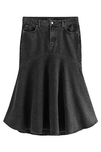 Next Jeansrock Fischschwanz-Jeansrock aus Baumwolle, Kurzgröße (1-tlg) günstig online kaufen