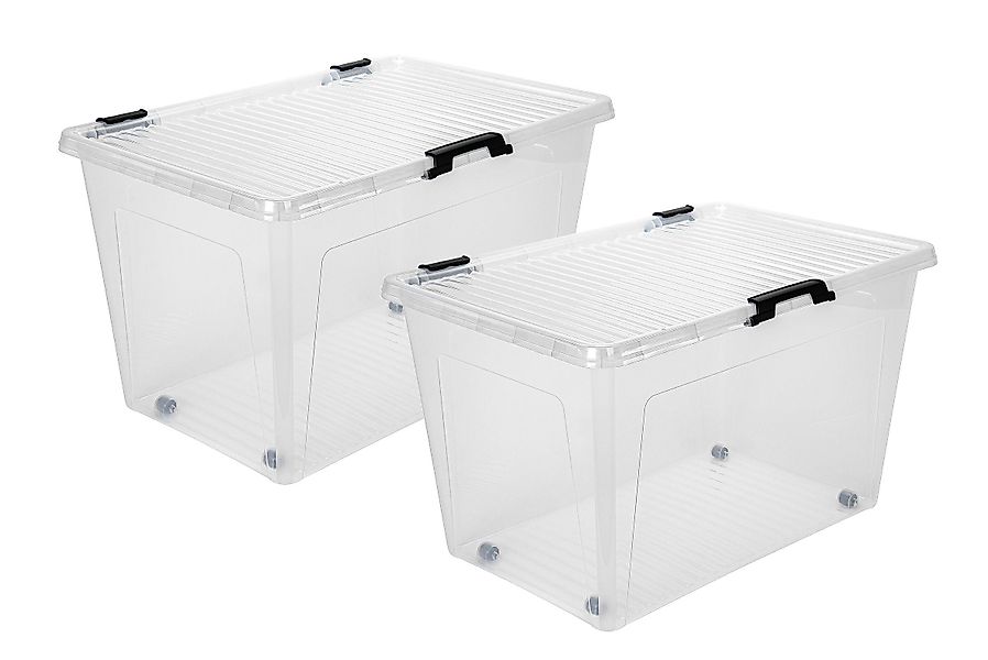 dynamic24 Aufbewahrungsbox mit Rollen (4 St), günstig online kaufen