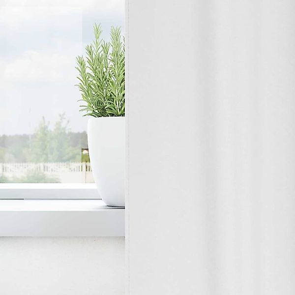 vidaXL Vorhang Verdunkelungsvorhänge mit Vorhängen Reinweiß günstig online kaufen