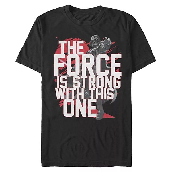 Star Wars - Darth Vader Force Stack Vader - Männer T-Shirt günstig online kaufen