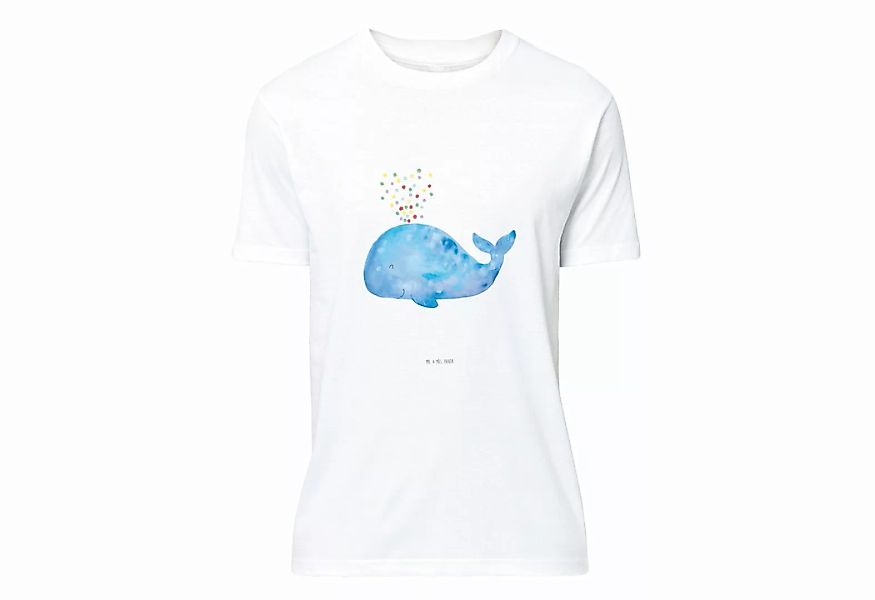 Mr. & Mrs. Panda T-Shirt Wal Konfetti - Weiß - Geschenk, Geburtstag, Urlaub günstig online kaufen