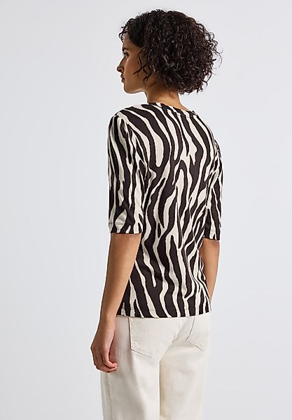 STREET ONE Print-Shirt mit Animal-Print günstig online kaufen