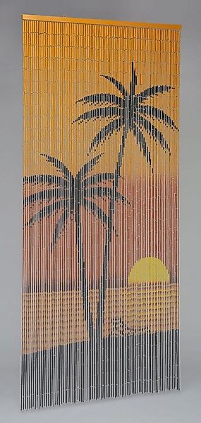 CONACORD Türvorhang Decona Beach Dekovorhang braun, Ösen, halbtransparent, günstig online kaufen