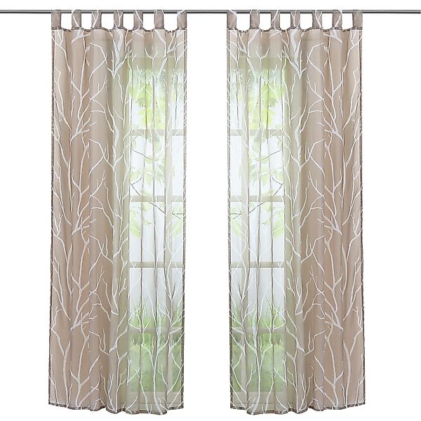 Joyswahl Gardine (1 St), Schlaufen, transparent, günstig online kaufen