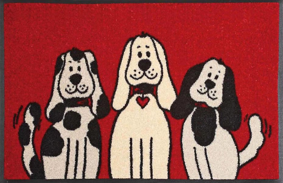 Kleen-Tex Fußmatte Three Dogs günstig online kaufen
