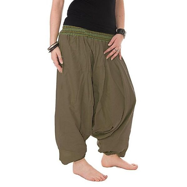 Vishes Haremshose Baumwoll Haremshose mit gestreiftem Bund Orientalisch, Yo günstig online kaufen