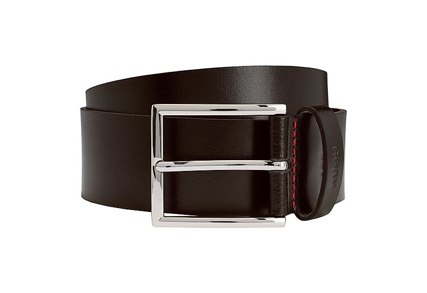 HUGO Ledergürtel Giaspo_SZ40 Schlaufe mit Logo-Prägung günstig online kaufen