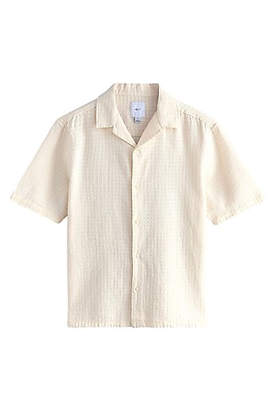 Next Kurzarmhemd Kurzarmshirt Waffelstruktur aus 100 % günstig online kaufen