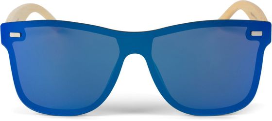 styleBREAKER Sonnenbrille Monoglas Nerd Sonnenbrille Bambus günstig online kaufen