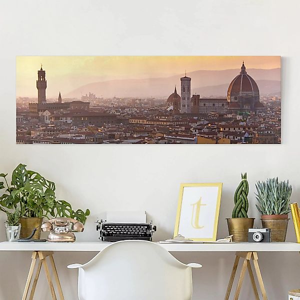 Leinwandbild Architektur & Skyline - Panorama Florenz günstig online kaufen