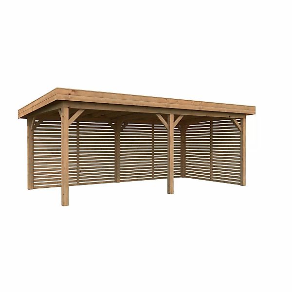 Palmako Pavillon Lenna Set 309 Braun Tauchgrundiert 588 cm x 300 cm FSC® günstig online kaufen