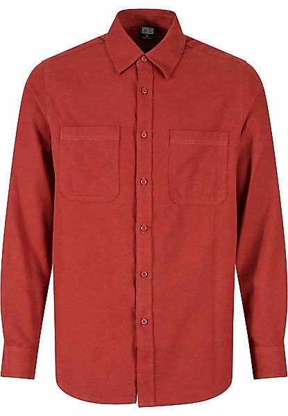URBAN CLASSICS Langarm-Poloshirt "Urban Classics Herren Flanell Shirt", (1 günstig online kaufen