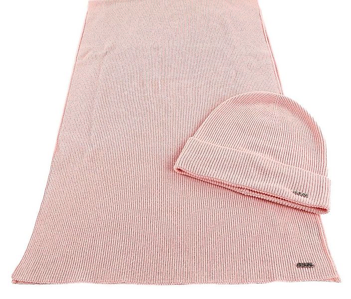 BOSS Strickmütze Livi Set (Set, 2-St) günstig online kaufen